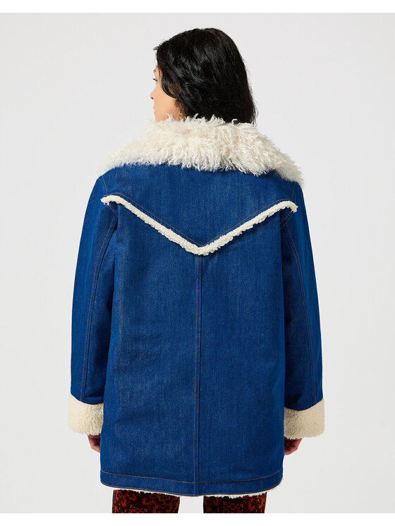 Wrangler Wrangler Giacca da donna WRANGE COAT Blu Loose Fit