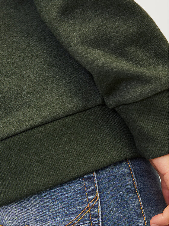 Jack&Jones Jack&Jones Majica dugih rukava Alvis 12256848 Zelena Standard Fit