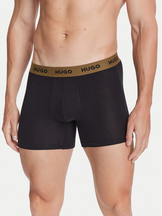 HUGO HUGO Set di 3 boxer 50532613 Nero