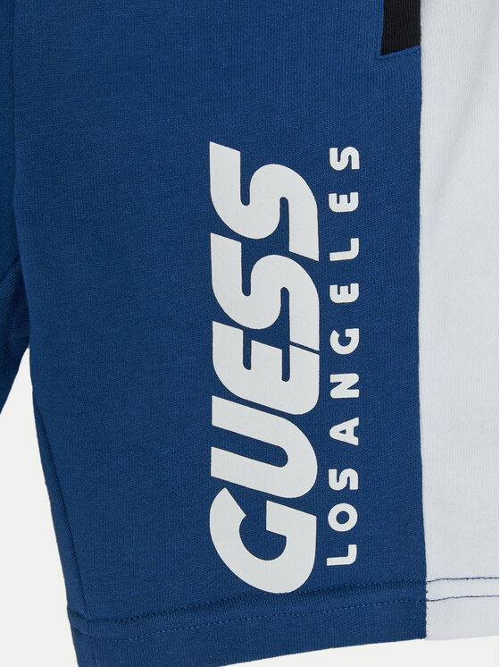 Guess Guess Szorty sportowe L5RD01 KA6R4 Niebieski Regular Fit