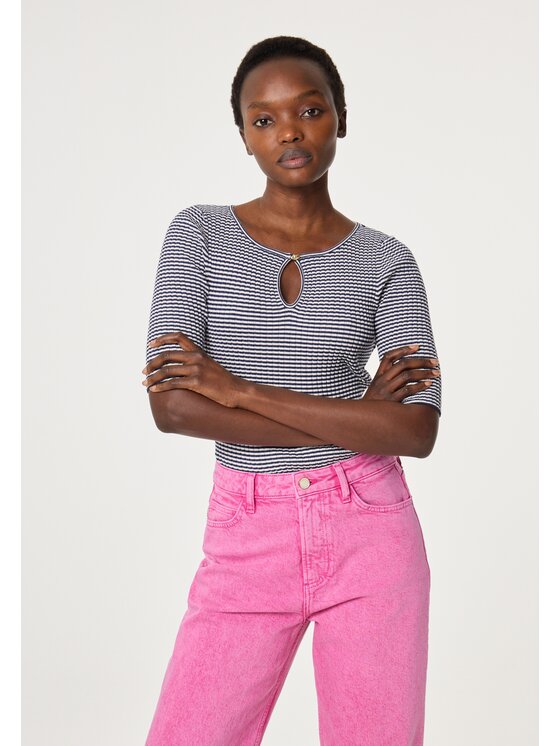Fabienne Chapot Fabienne Chapot Sweter 6030-1591-175 Beżowy Slim Fit
