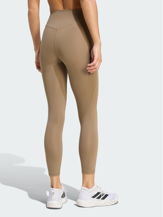 adidas adidas Legginsy 152479 Beżowy Fitted Fit