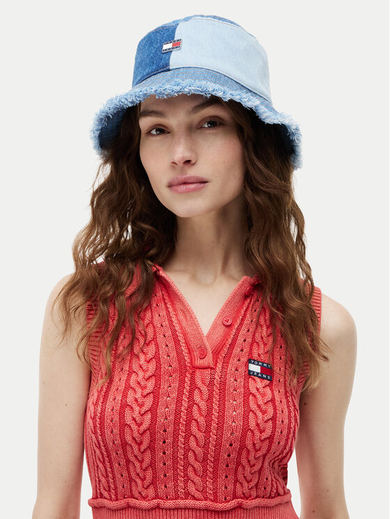 Tommy Jeans Tommy Jeans Skrybėlė AW0AW18363 Mėlyna