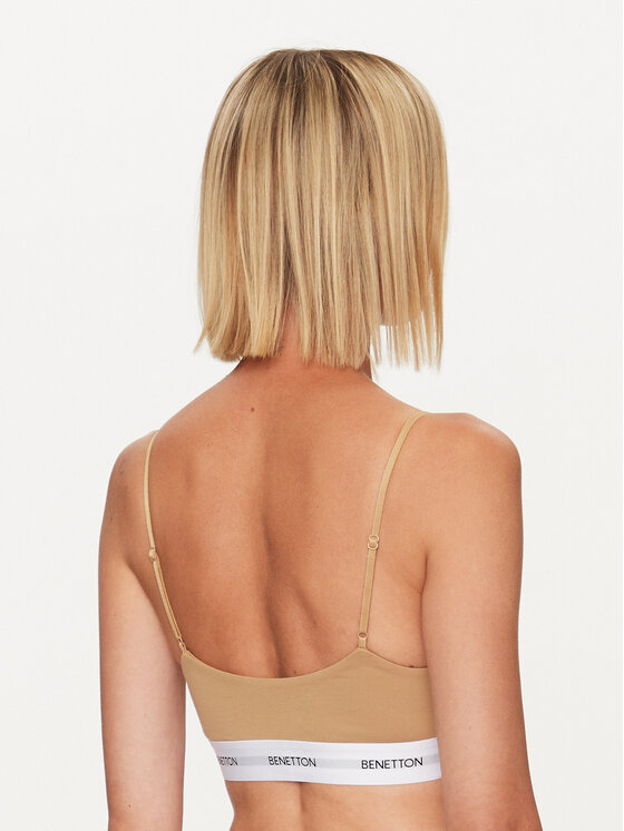 United Colors Of Benetton United Colors Of Benetton Сутиен-топ 3OP81R00Q Бежов