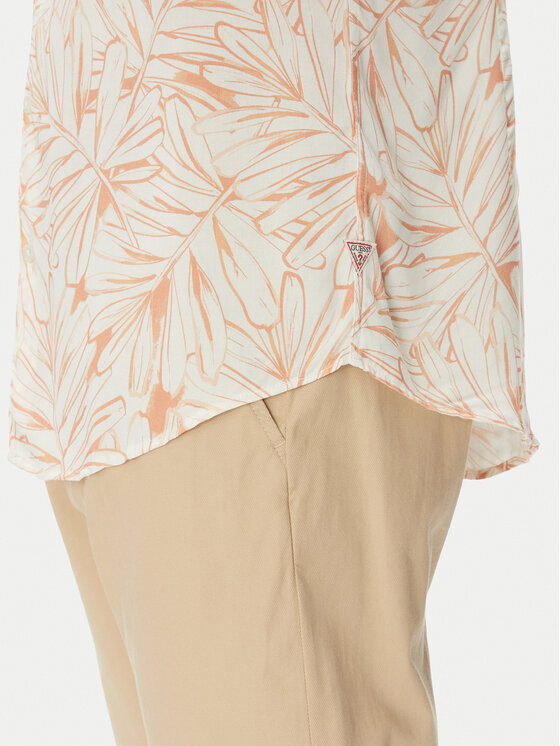 Guess Guess Koszula M5GH75 WD4Z2 Biały Slim Fit