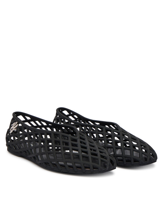 KARL LAGERFELD KARL LAGERFELD Балеринки Jelly Ballet KL80036 Черен