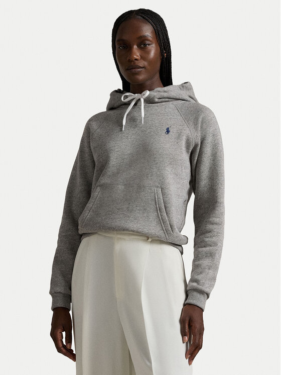 Polo Ralph Lauren Polo Ralph Lauren Džemperis ar kapuci Prl Shrknhd 211943007004 Pelēks Regular Fit