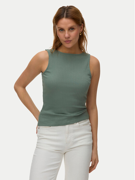 Vero Moda Vero Moda Top Ruby 10342997 Verde Slim Fit