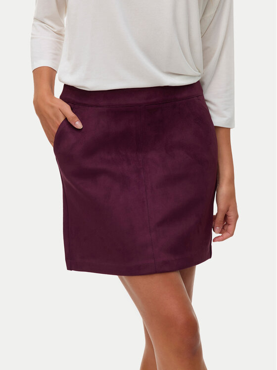 Vero Moda Spódnica mini Donnadina 10210430 Fioletowy Regular Fit