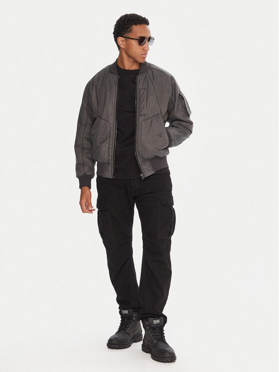 G-Star Raw G-Star Raw Bavlnené nohavice Contor 3D D27049-D491 Čierna Regular Fit