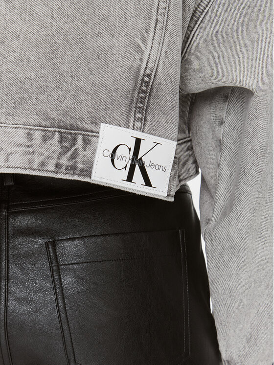 Calvin Klein Jeans Calvin Klein Jeans Джинсова куртка J20J222467 Сірий Oversize