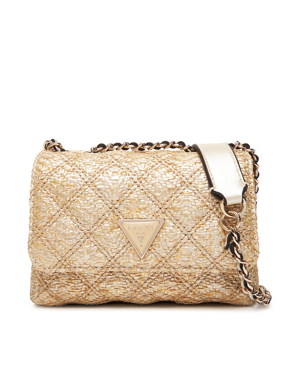 Geantă Guess Giully II Mini HWQW96 73740 Auriu