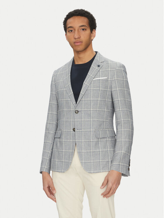 JOOP! Sako 17 JB-84Hogiz 30046564 Modrá Slim Fit
