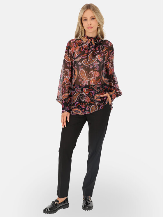 L’AF L’AF Bluzka Prima Czarny Regular Fit
