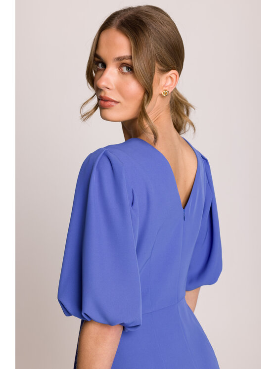 Stylove Stylove Večerní šaty S399 Modrá Premium Fit