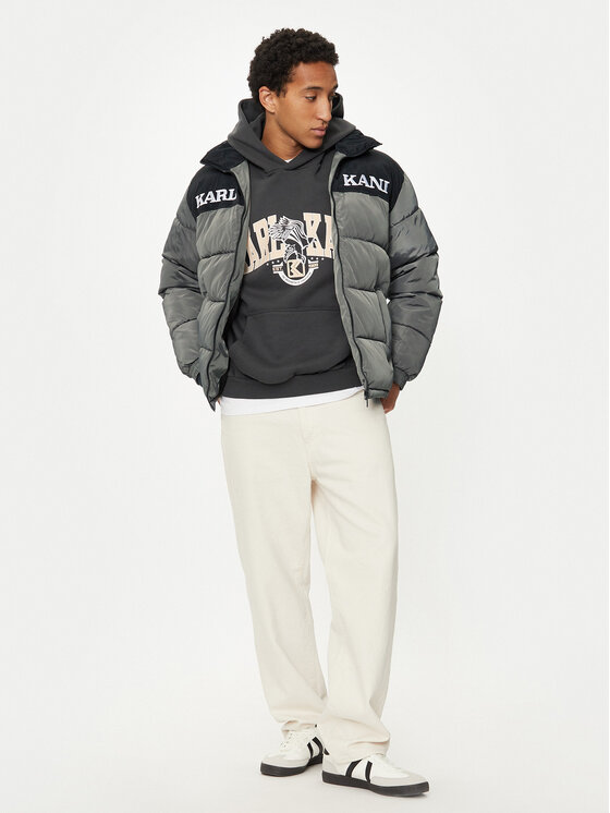Karl Kani Karl Kani Žieminė striukė Retro Essential 60760013 Pilka Regular Fit