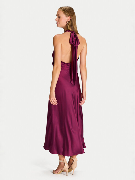 Hey Kyla Hey Kyla Sukienka koktajlowa 5AI069HK Fioletowy Regular Fit