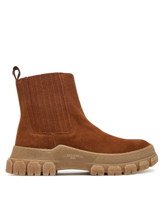 Weekend Max Mara Weekend Max Mara Боти тип челси 2525796035600 Кафяв