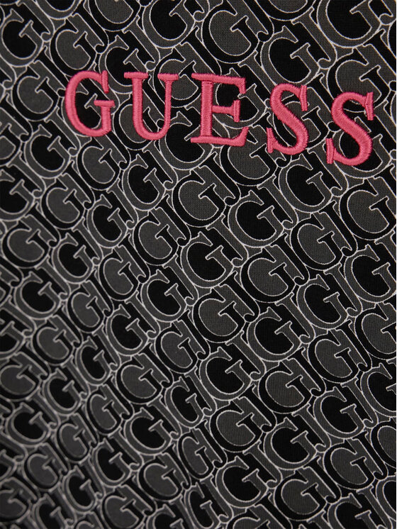 Guess Guess Μπλούζα J4YQ00 KA6R4 Μαύρο Regular Fit