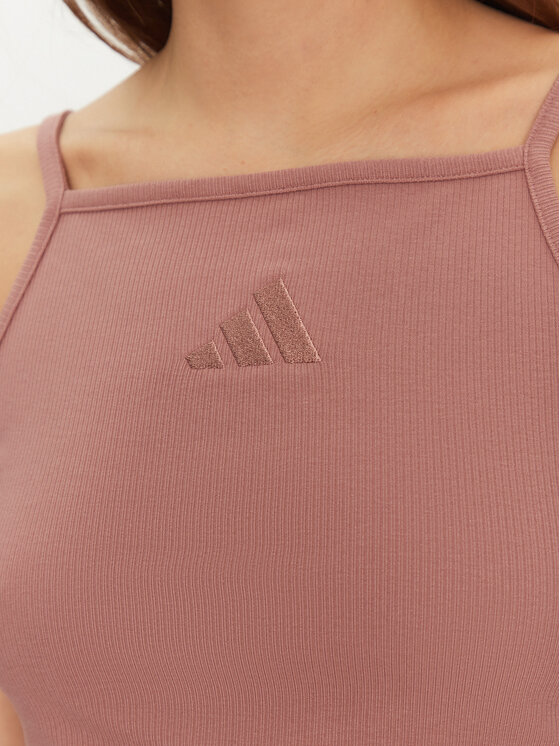 adidas adidas Felső ALL SZN Rib JJ1222 Rózsaszín Slim Fit