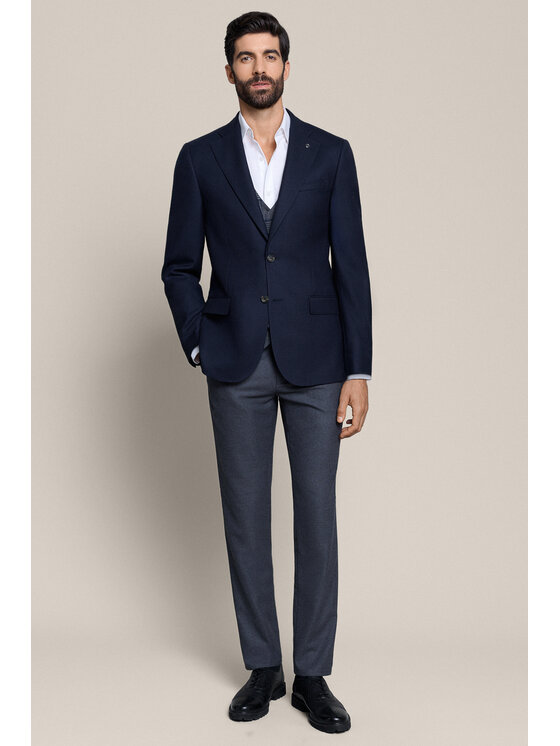 Lancerto Lancerto Marynarka Pavia MA073226000008 Granatowy Regular Fit