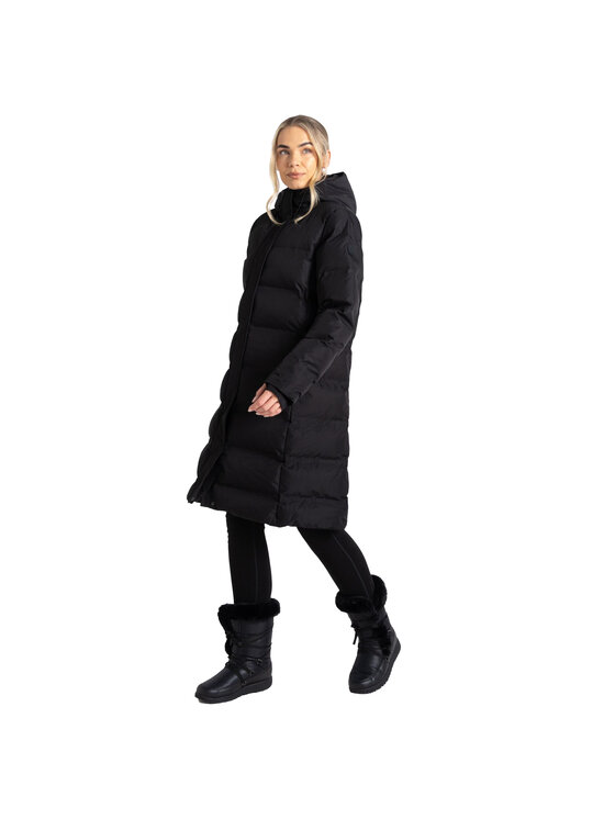 Dare2B Dare2B Płaszcz Wander Czarny Long Fit