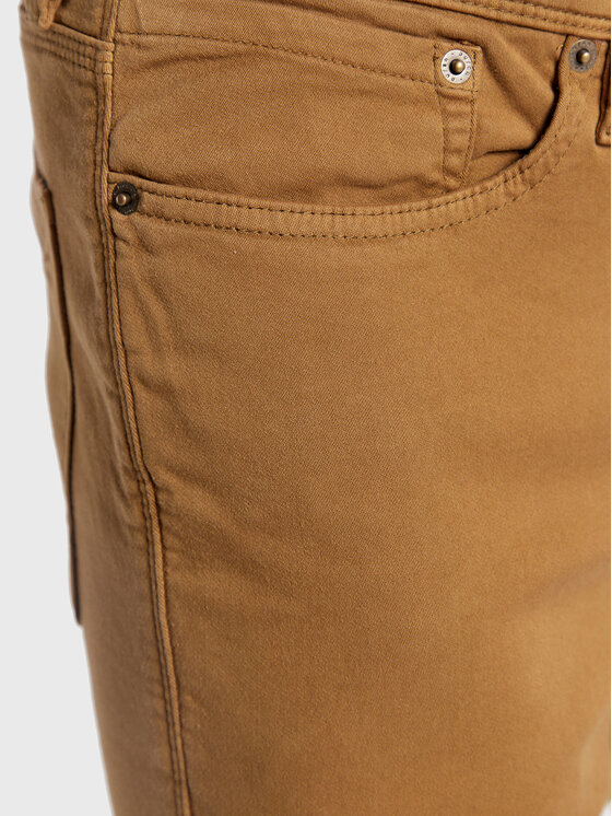 Pantalon Slim Fix Design Marron - Taille 31 (44) - Neuf Avec étiquettes