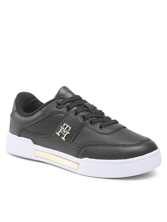Tommy Hilfiger Tommy Hilfiger Snīkeri Th Prep Court Sneaker FW0FW06859 Melns