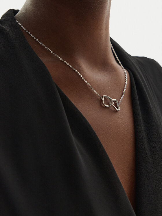 Guess Guess Κολιέ JUBN04 616JW Ασημί