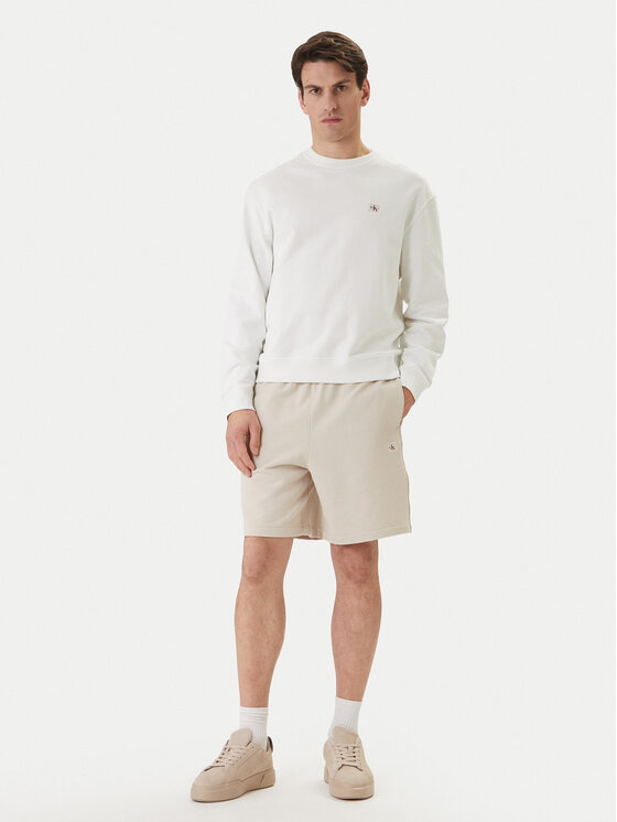 Calvin Klein Jeans Calvin Klein Jeans Športové kraťasy LV04RF282G Écru Regular Fit