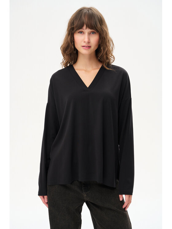 blue shadow blue shadow Tunika Lydia Czarny Regular Fit