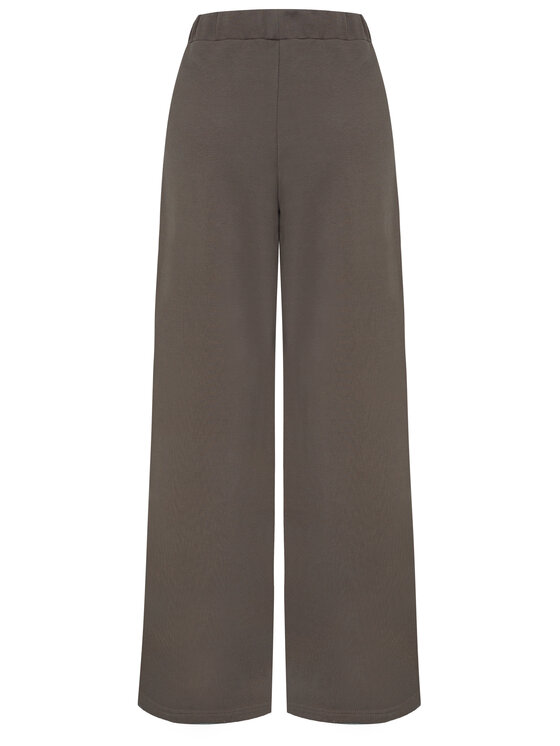 Magda Matyja Magda Matyja Spodnie dresowe MOCCA ZIP Brązowy Loose Fit