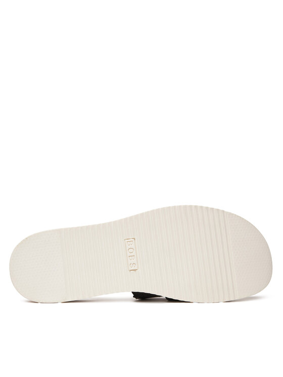 Skechers Skechers Pantoletten BOBS Desert Kiss Low-Peak Look 114707/BLK Schwarz