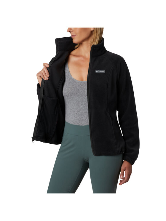 Columbia Columbia Polar Columbia Benton Springs Full Zip Fleece Czarny Regular Fit