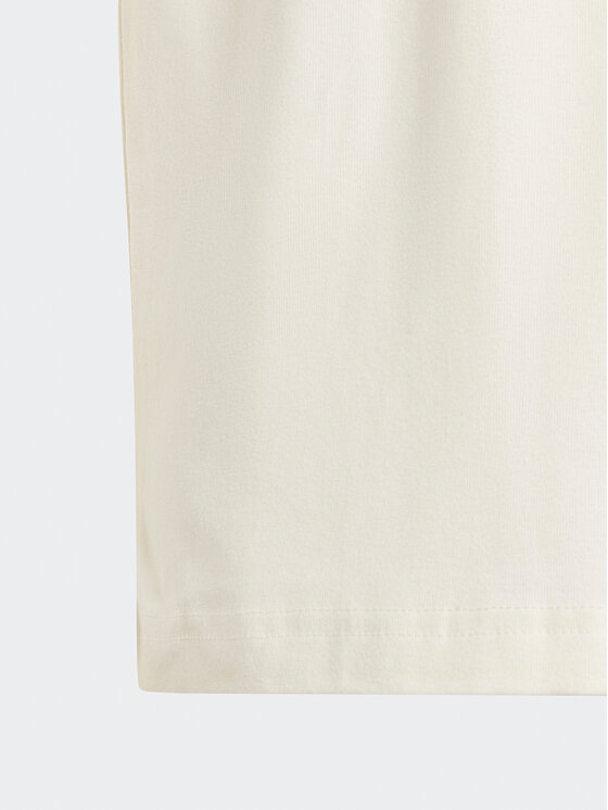 adidas adidas T-Shirt IQ4800 Beżowy Loose Fit