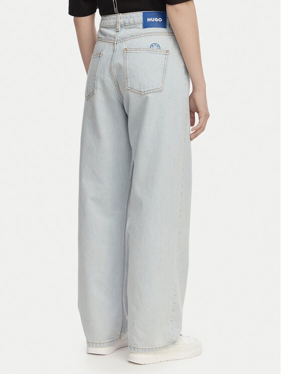 HUGO HUGO Jeansy Leni_B 50535097 Niebieski jasny Relaxed Fit