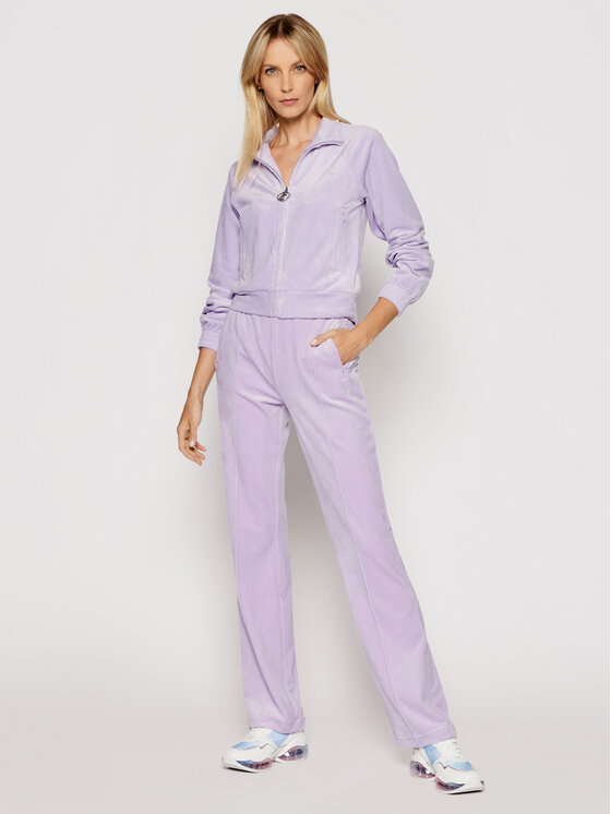 Juicy Couture Juicy Couture Долнище анцуг Tina JCAPW045 Виолетов Regular Fit