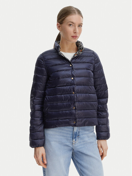 Marella Marella Bunda pro přechodné období Emme by Marella Patio 26154810612 Tmavomodrá Regular Fit
