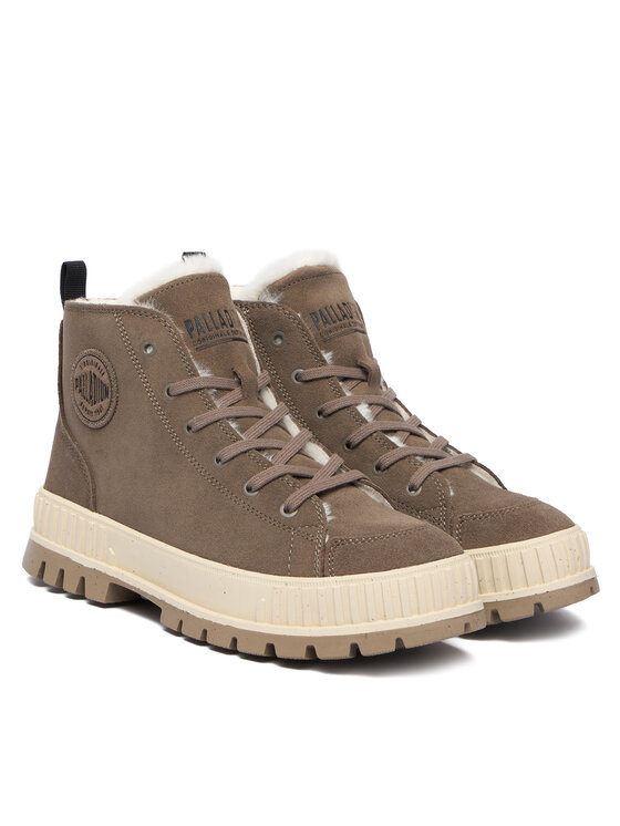 Palladium Palladium Pohodni čevlji Pallashock Zip Warm 74353-281-M Siva