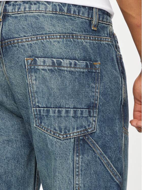 Brave Soul Brave Soul Jeans hlače MJN-COUNTY Modra Straight Fit