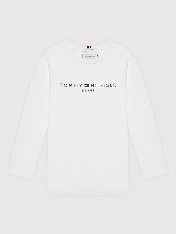 Tommy Hilfiger Majica Essential KS0KS00202 D Bijela Regular Fit