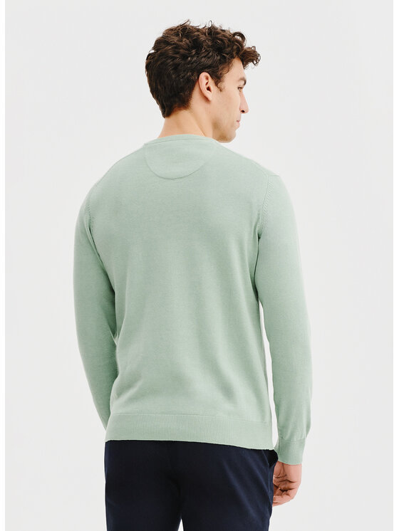 Pako Lorente Pako Lorente Sweter P25SB-2X-001 Zielony Classic Fit
