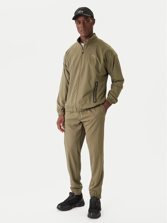 Lacoste Lacoste Tepláková souprava WH4763 Zelená Regular Fit