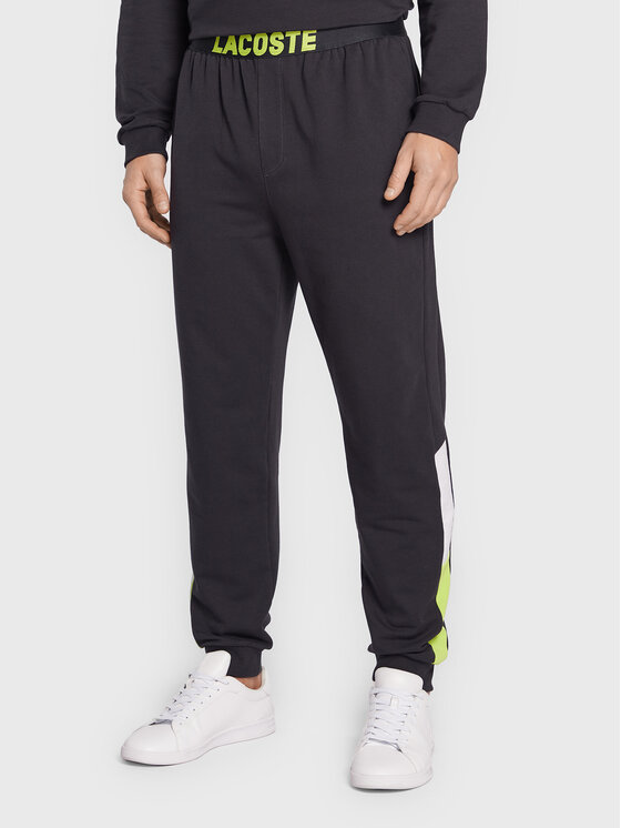 Lacoste Долнище на пижама 3H9918 Черен Regular Fit