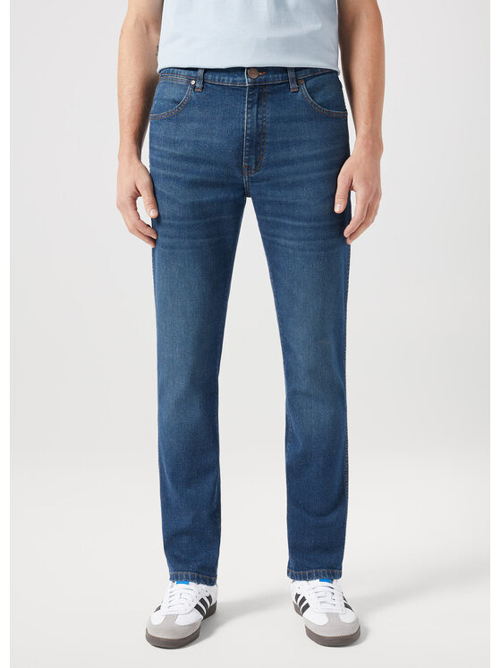 Wrangler Wrangler Jeansy LARSTON Niebieski Slim Fit