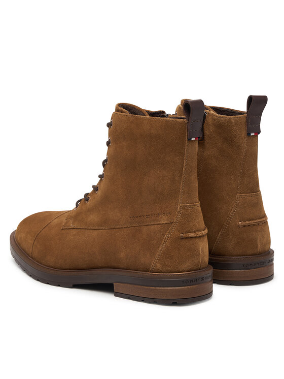 Tommy Hilfiger Tommy Hilfiger Schnürschuhe Cleated Hilfiger Sde Moc Boot FM0FM05964 Dunkelbraun