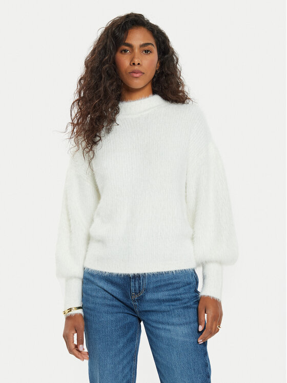 Guess Sveter Keyla W4BR25 Z3BH0 Écru Regular Fit