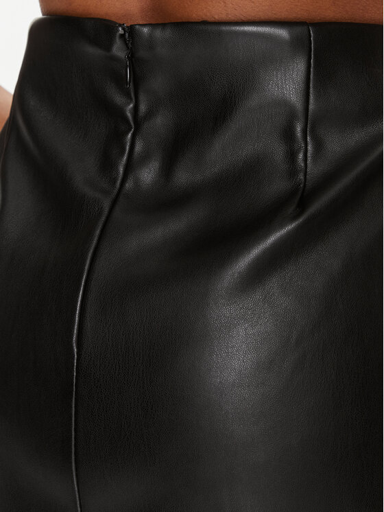 Vero Moda Vero Moda Gonna di pelle Sof 10299436 Nero Regular Fit