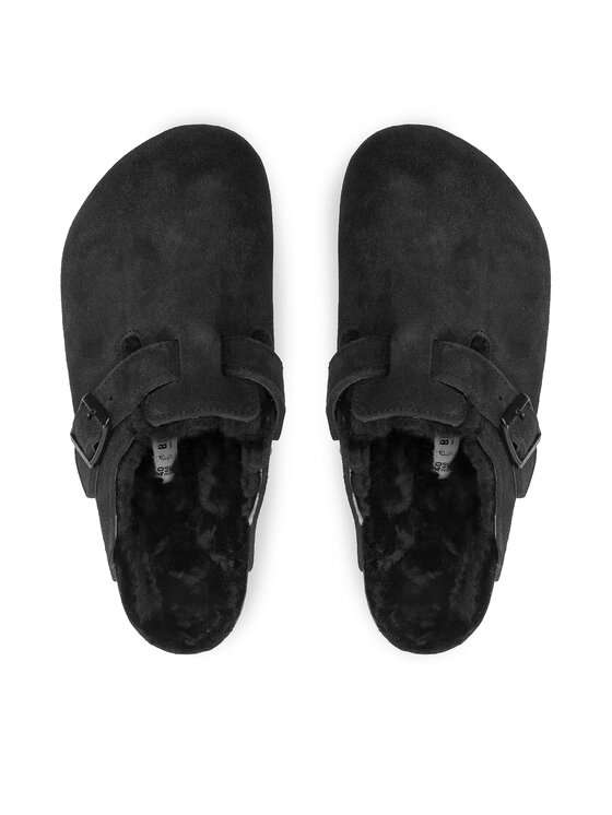 Birkenstock Birkenstock Ciabatte Boston Vl/Sheraling 0259881 Nero