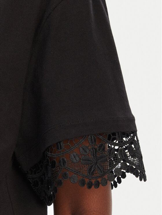TWINSET TWINSET Футболка 251TT2410 Чорний Relaxed Fit